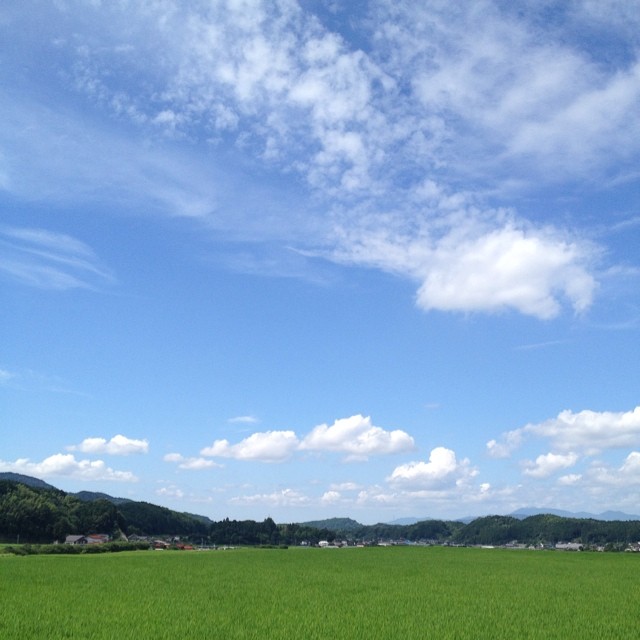 嘉麻市は良い天気だ。夏だね #イマソラ #空 #雲 #like #sky ##ロードバイク